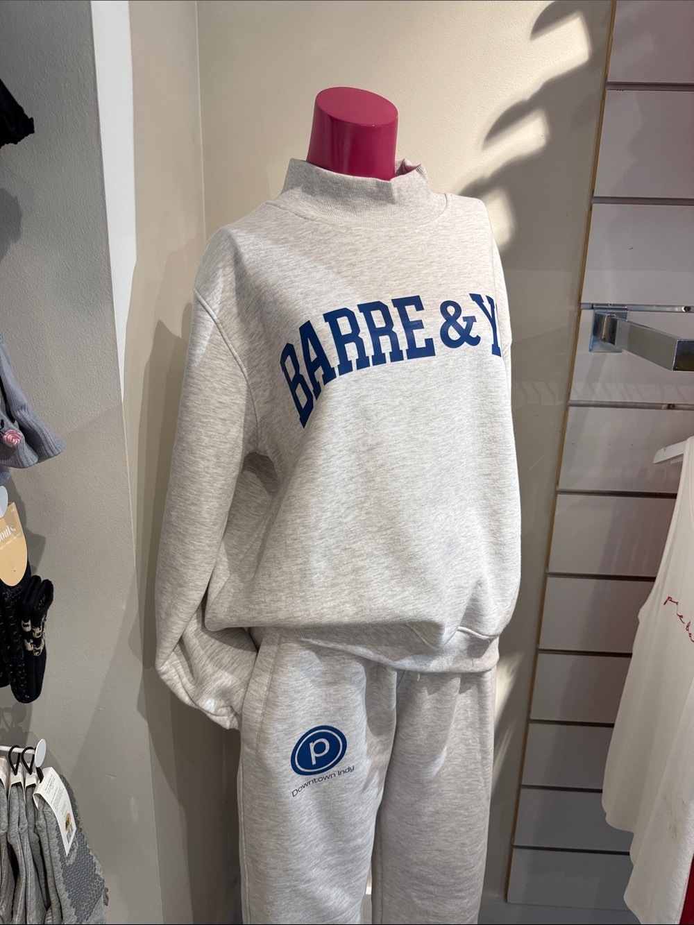 BARRE AND YAP mock neck sweatshirt - Picture 2 of 3